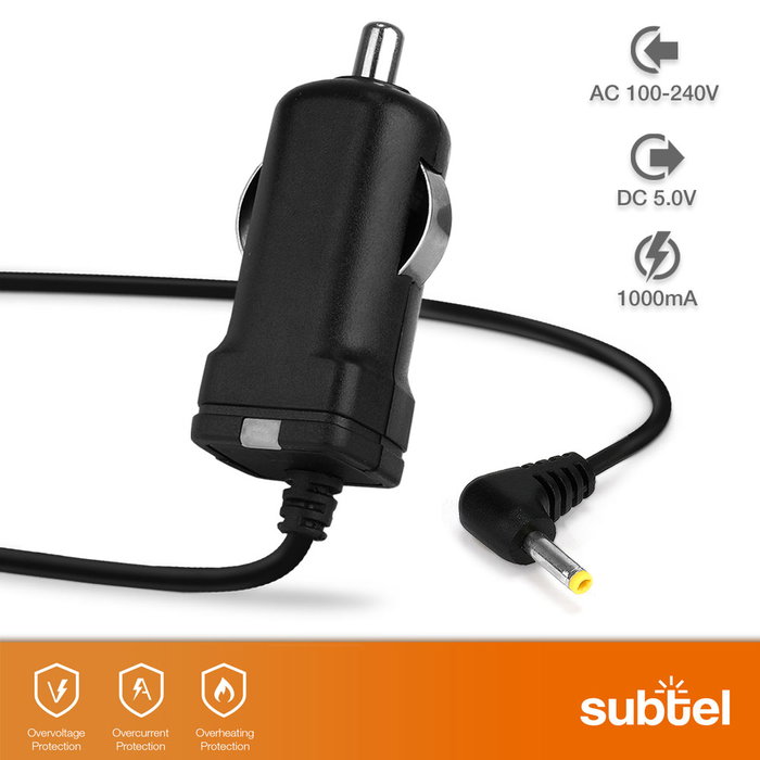 Car charger TomTom Rider, cigarette lighter adapter, (0.7A / 700mA, 3.5W/5V)
