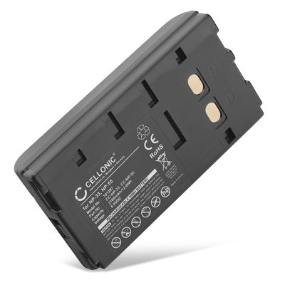 Battery for Sony M9, 380, TR2000, EB55, V900, V90, V5000, TR55, FX300, TR350, NP33, NP55 2100mAh from CELLONIC