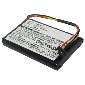 1x Battery for TomTom XL LIVE IQ Routes™, 4ET03, XL Holiday, XL LIVE IQ Routes™ Europe/Regional, 4ET0.002.02 6027A0106801 (1100mAh, 3.7V) from subtel