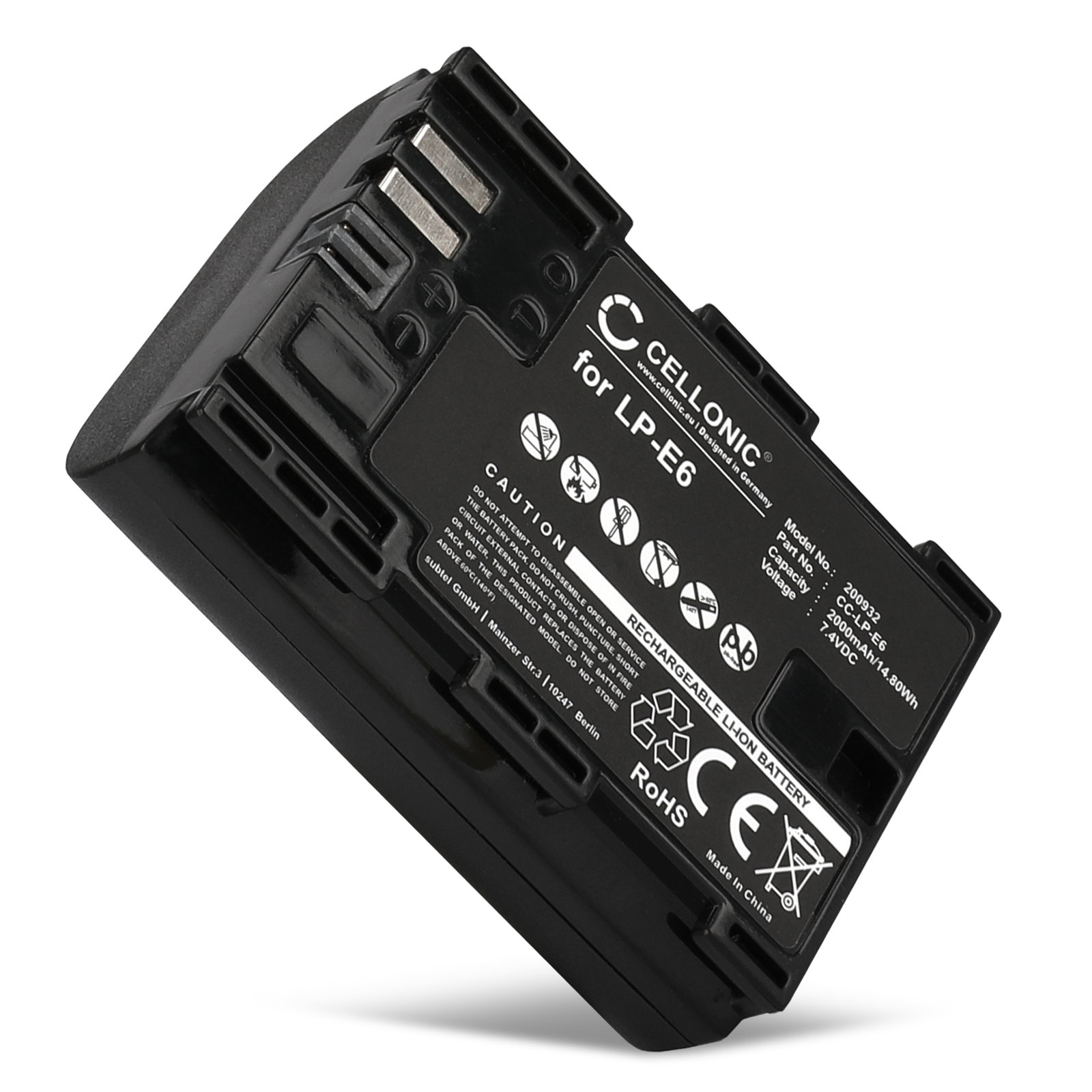 2 Batteries pour Canon EOS 5DS 5D Mark III 5D Mark IV 5D Mark