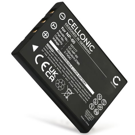 Battery for Panasonic SV-AS3; SV-AS30; SV-AS3A; SV-AV10 CGA-S301E/1B (1180mAh, 3.7V) from CELLONIC