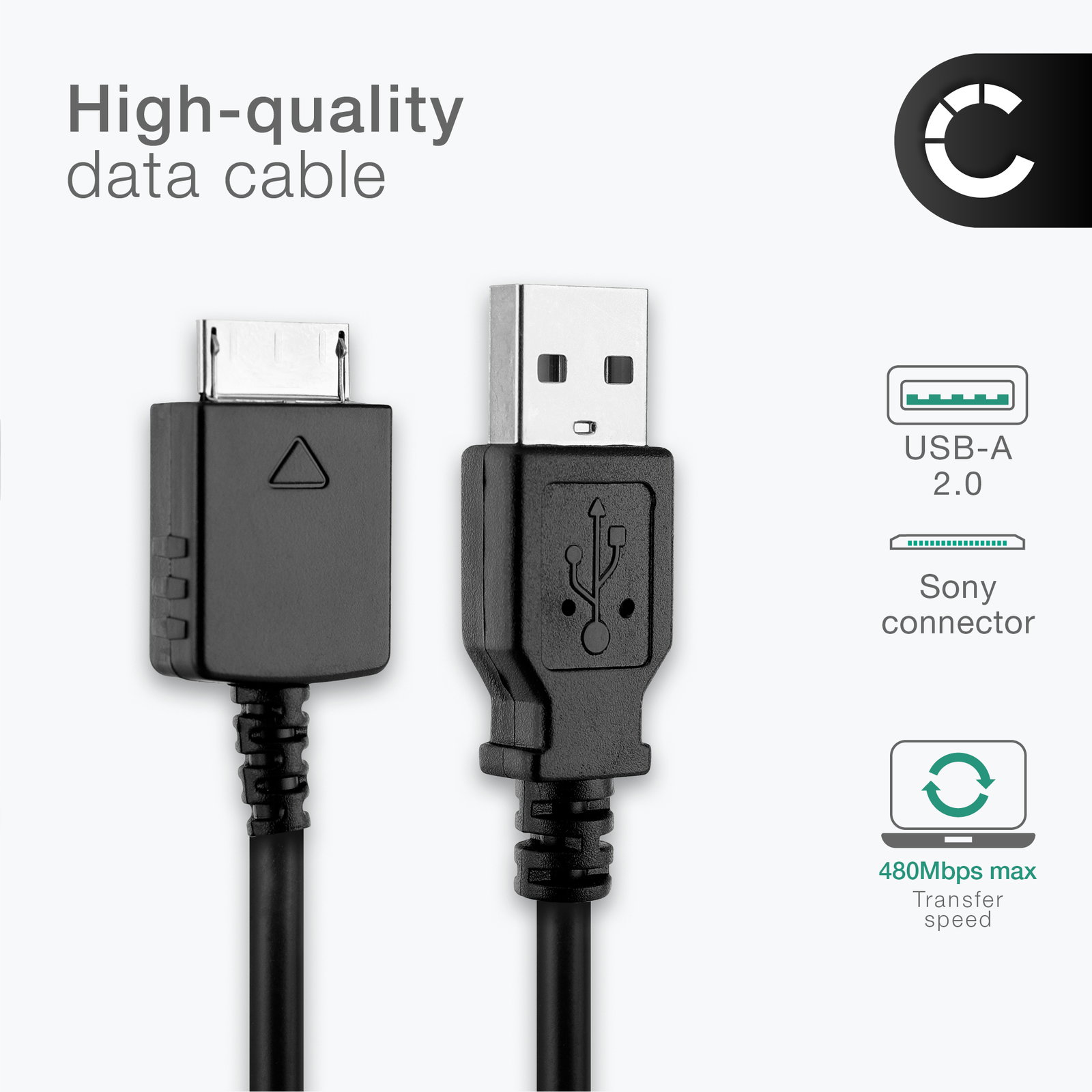 USB MP3 Charger Cable for Sony Walkman NWZ-ZX2, NWZ-A15