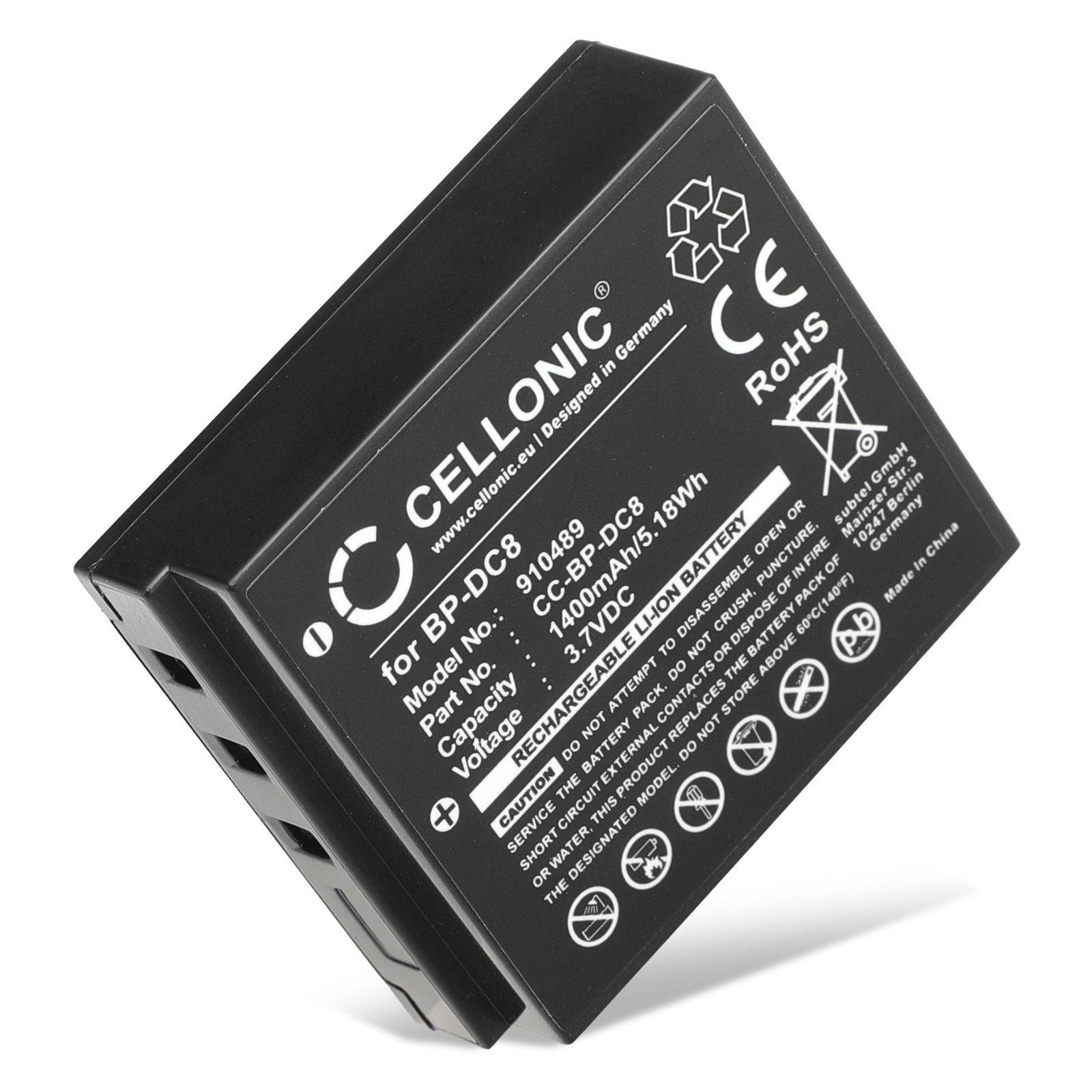 Battery for Leica X, Leica X1, Leica X2, Leica XE