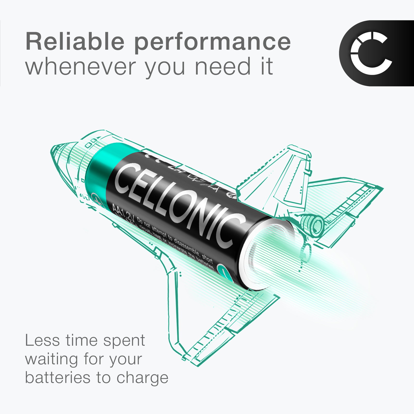 Nikon Coolpix L26 Battery 2x 2600mAh AA from CELLONIC