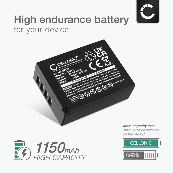 Original Fujifilm NP-W126S Li-Ion Battery For X-A1 A2 A3 A5 X-E1 E2 E3 X-T1 T2 e Original Fujifilm NP-W126S Li-Ion Battery For X-A1 A2 A3 A5 X-E1 E2 E3 X-T1 T2 e