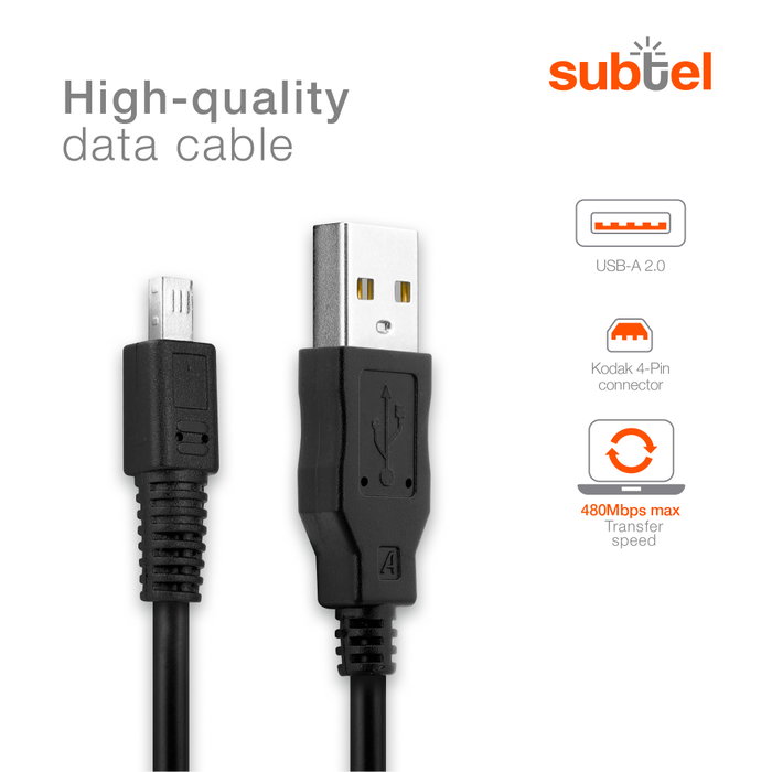 AlyKets Type C naar mini 8-pins USB-kabel, USB beeldoverdracht oplaadkabel met USB-C stekker UC-E6 UC-E16 UC-E17 voor geselecteerde Nikon Coolpix/DSLR camera's voor pc, iPhone 15, smartphone, MacBook AlyKets Type C naar mini 8-pins USB-kabel, USB beeldoverdracht oplaadkabel met USB-C stekker UC-E6 UC-E16 UC-E17 voor geselecteerde Nikon Coolpix/DSLR camera's voor pc, iPhone 15, smartphone, MacBook