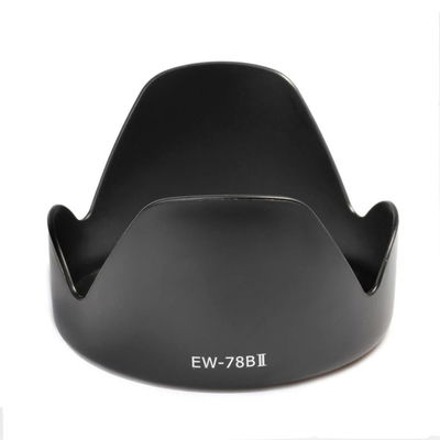 EW-78B II Camera Lens Hood for Canon EF 28-135mm f/3.5-5.6 IS USM - Plastic Bayonet Flower / Tulip / Petal Lens Shade from CELLONIC