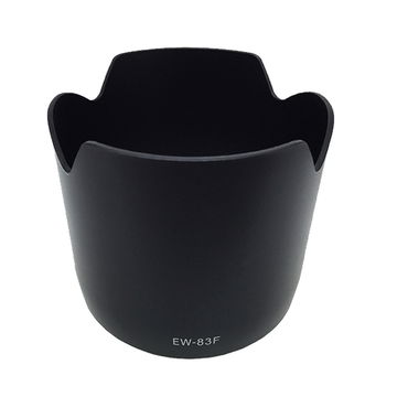 EW-83F Camera Lens Hood for Canon EF 24-70mm f/2.8L USM - Plastic Bayonet Flower / Tulip / Petal Lens Shade from CELLONIC