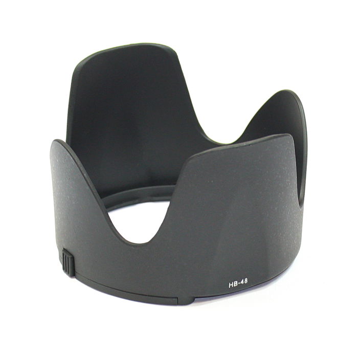 HB-48 Camera Lens Hood for Nikon AF-S Nikkor 70-200 mm f/2.8G ED VR II - Plastic Bayonet Flower / Tulip / Petal Lens Shade from CELLONIC