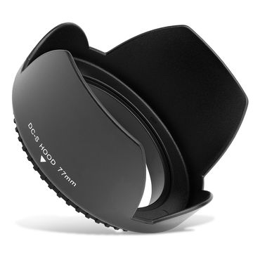 Ø 77mm Camera Ø 77mm Lens Hood for Universal Ø 77mm - Plastic Screw-in Flower / Tulip / Petal Lens Shade from CELLONIC