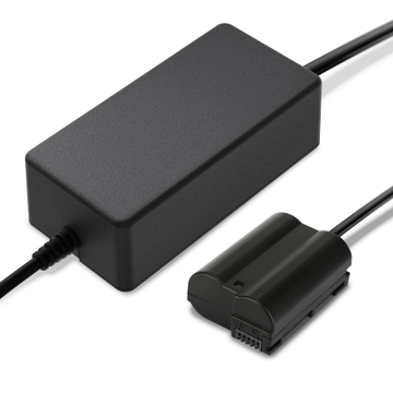 Nikon D850 Camera Power Supply AC Adapter Kit & Charger Cable + DC Coupler (Dummy Battery)