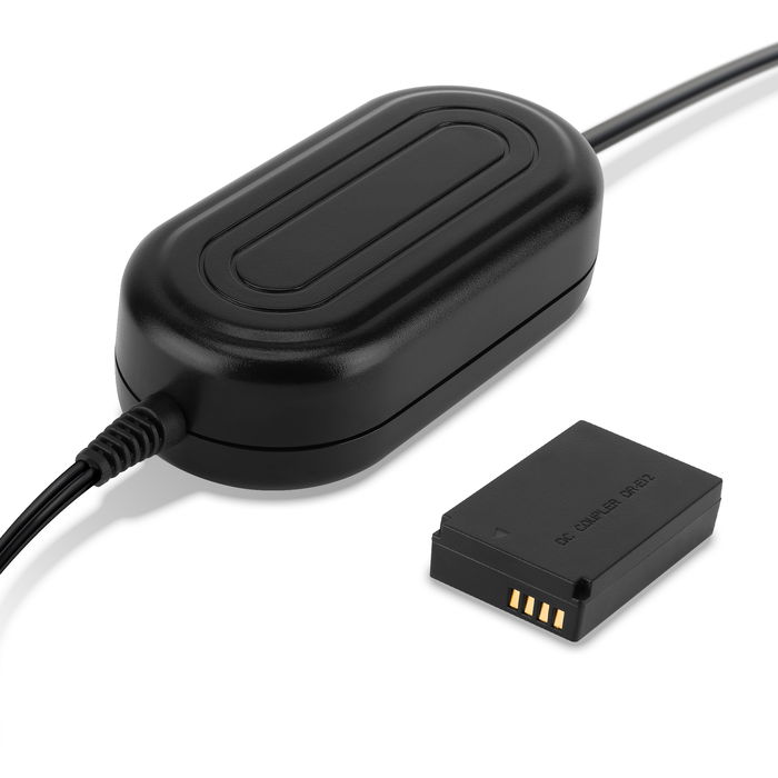 Power Supply for Canon EOS M EOS M10 EOS M100 EOS M50 Mark II (CA-PS700 + DR-E12) AC Adapter ACK-E12 DC Coupler - Dummy Battery - Battery Eliminator from subtel