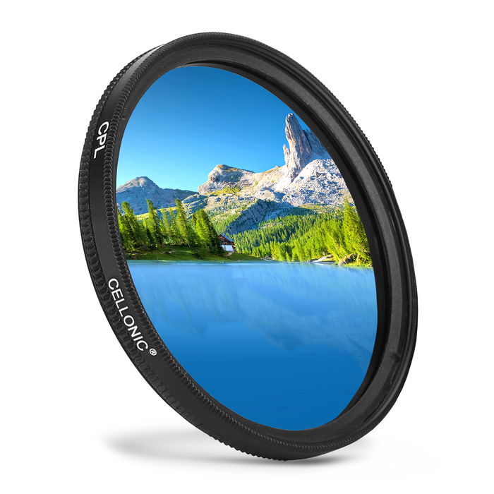 CELLONIC 62mm Polarising Filter for Sigma 105 F2.8 18-200 F3.5-6.3 28-200 F3.5-5.6 (Ø 62mm) Super Thin Screw In Circular Linear Polariser Polarised Camera Lens CPL Filter
