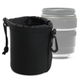 1x Camera Lens Pouch 8 cm x 8 cm – Black