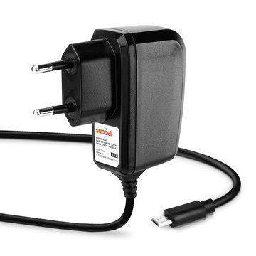 subtel Micro USB SatNav Charger for Falk Tiger Pro Geo Blu, IBEX 32, IBEX 25, Falk Pantera 32 Plus Pantera XC, Falk Neo 640 620, Neo 550 520, Neo 450, Falk Pur 500 550, Falk Flex 400 Sat Nav GPS Navi Charging Cable and Plug UK Adapter 1.2m Lead