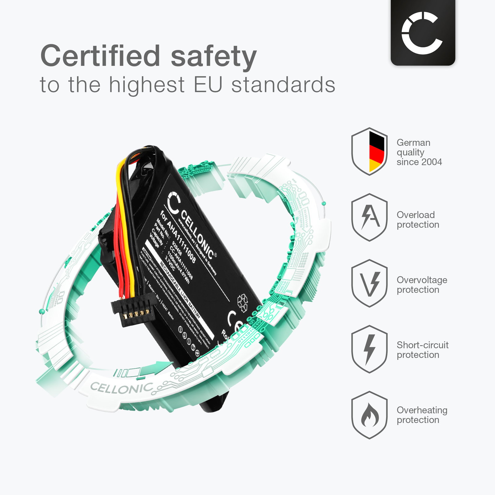 Batterie 1300mAh Pour TomTom Go 630T - Type 1697461 AHL03714000 VF8 (Neuve)