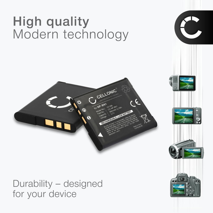 Batterie Otech Pour SONY CYBER-SHOT DSC-J10 - 900 MAh NiMH, Neuf, Garantie 2 Ans