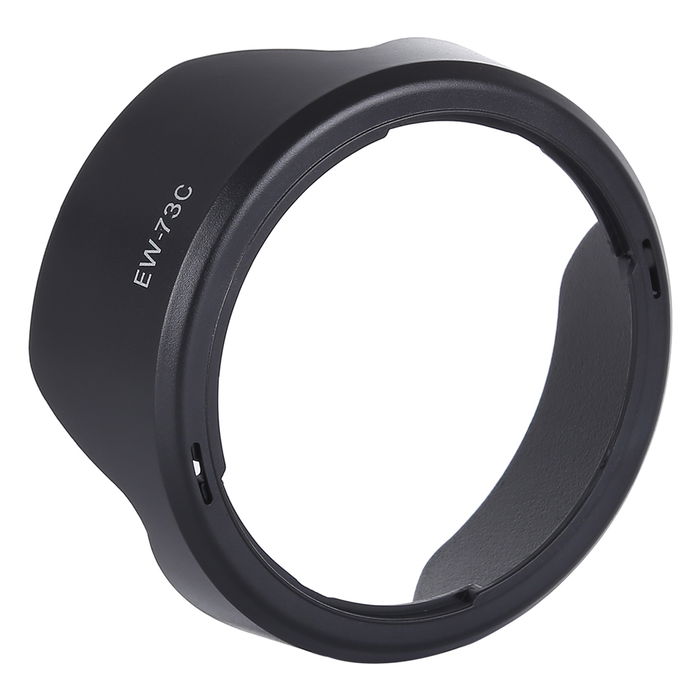 EW-73C Camera Lens Hood for Canon EF-S 10-18mm f/4.5-5.6 IS STM - Plastic Bayonet Flower / Tulip / Petal Lens Shade from CELLONIC