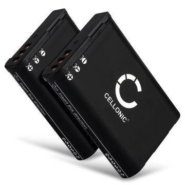 2x Battery for Nikon Coolpix B700, Coolpix P600, Coolpix P610, Coolpix P900, Coolpix S810c EN-EL23 (1600mAh, 3.6V - 3.7V) from CELLONIC