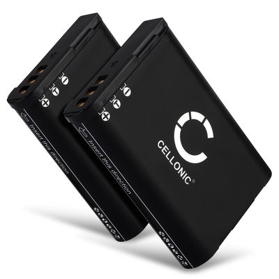 2x Battery for Nikon Coolpix B700, Coolpix P600, Coolpix P610, Coolpix P900, Coolpix S810c EN-EL23 (1600mAh, 3.6V - 3.7V) from CELLONIC