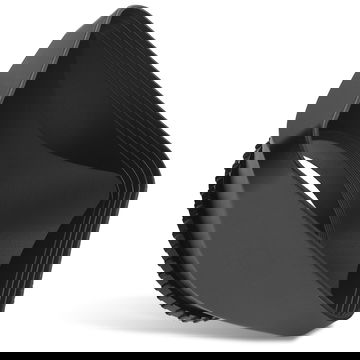 Universal Camera DV Lens Hood for Universal Ø 46mm - Plastic Screw-in Square Lens Shade from CELLONIC