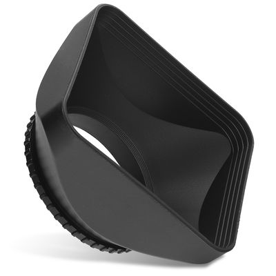 Ø 46mm Camera Ø 46mm DV Lens Hood for Universal Ø 46mm - Plastic Screw-in Square Lens Shade from CELLONIC