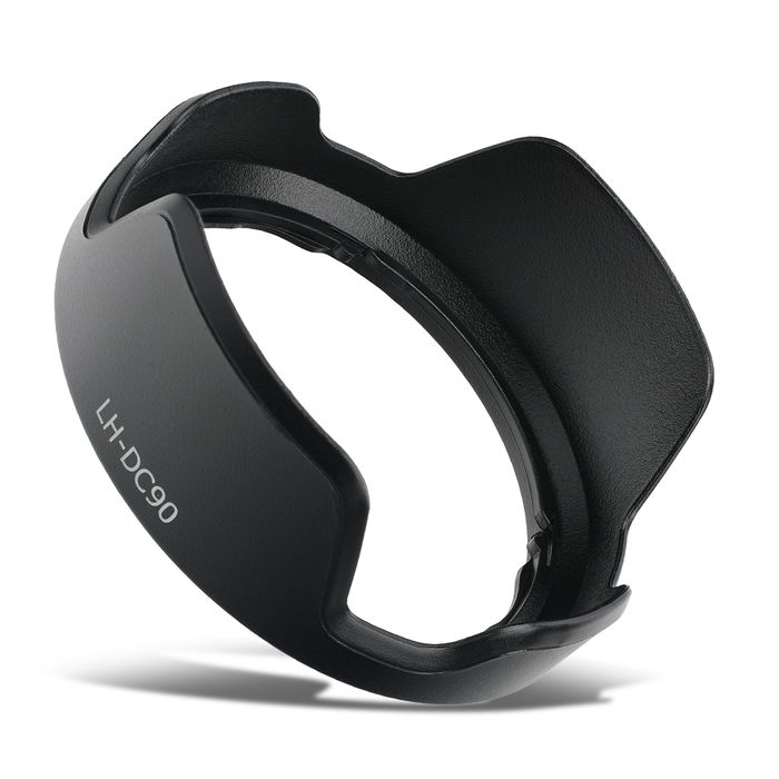 LH-DC90 Camera Lens Hood for Canon PowerShot SX60 HS PowerShot SX70 HS - Plastic Bayonet Flower / Tulip / Petal Lens Shade from CELLONIC