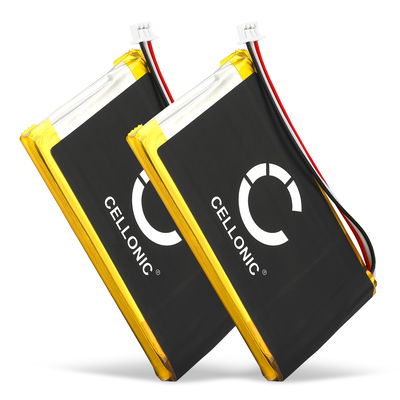 2x GPS Battery for TomTom GO 530, GO 630, GO 720, GO 730, GO 930, Traffic, SatNav - 1300mAh AHL03714000,VF8 Battery Replacement SatNav Sat Nav