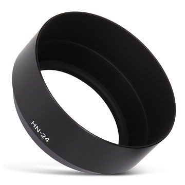 HN-24 Camera Lens Hood for Nikon AF Nikkor 70-210mm 1:4 / 75-300mm 1:4.5-5.6 - Metal Screw-in Cylindrical / Round Lens Shade from CELLONIC