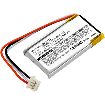 Battery for Logitech G502, G Pro Wireless, MX Vertical, G304, G703, UE3500, UE4500, UE310, AHB521630 AHB521630,533-000069 (180mAh, 3.7V) from CELLONIC