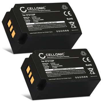 2x Battery for Parrot Zik 1.0 PF056001AA, 1|CP7/20/33-2 (700mAh, 3.7V) from CELLONIC