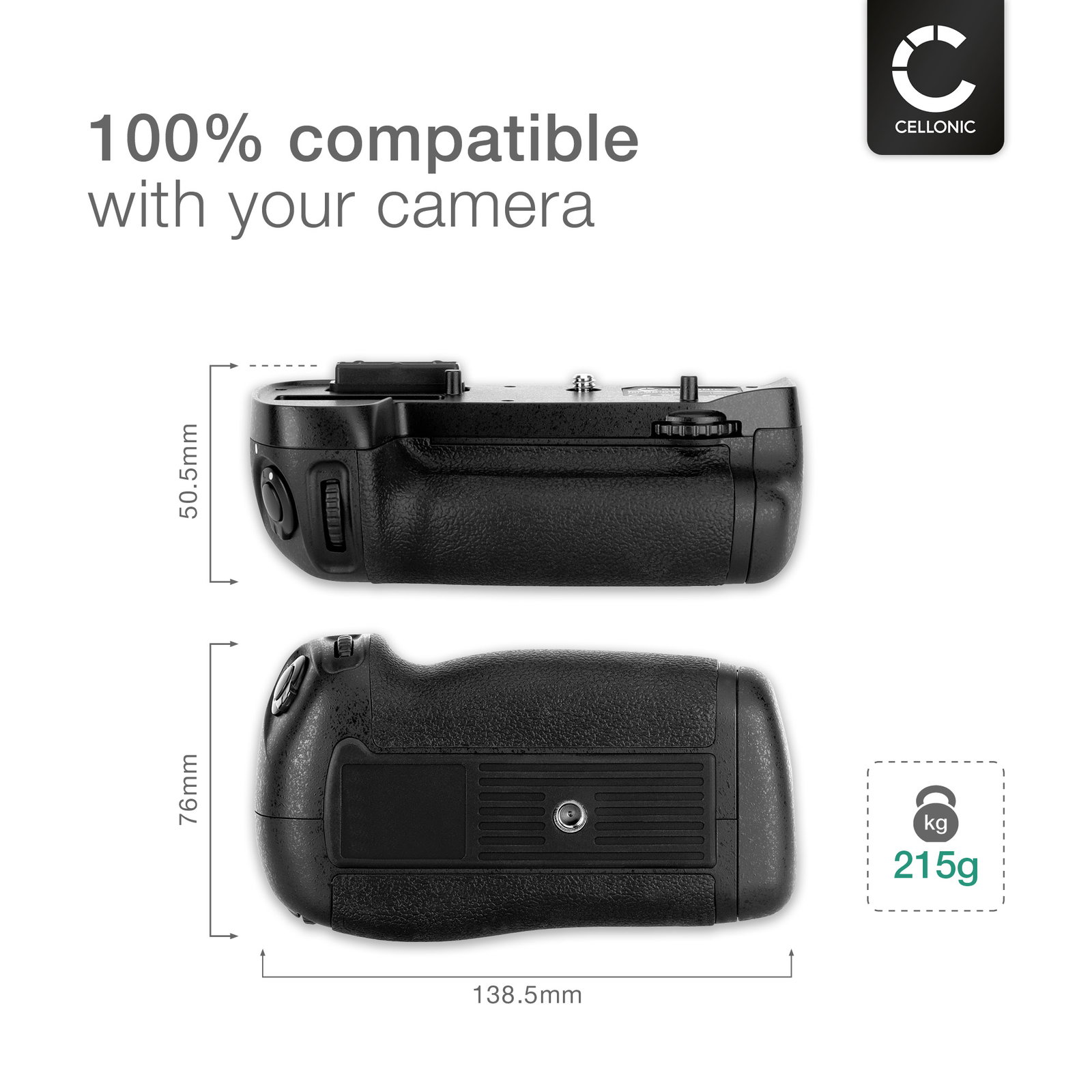 Battery Grip for Nikon D7200, D7100, MB-D15