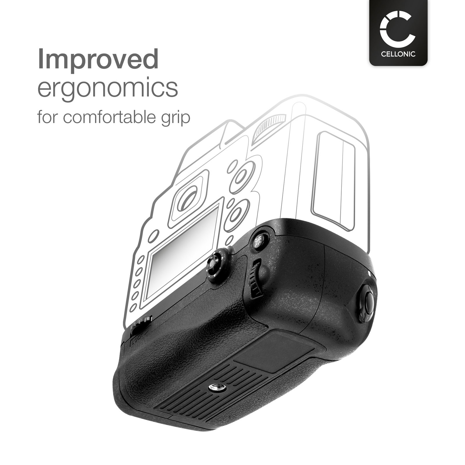 Battery Grip for Nikon D7200, D7100, MB-D15