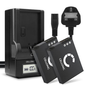 2x Battery Nikon CoolPix A900 W300 AW130 S9900 S9700 S9500 S9300 S9100 S8200 S6300 AW100s AW110s EN-EL12 + Charger