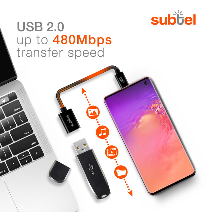 CELLONIC Cavo USB C Type-C 1m In Nylon Per Huawei MediaPad M5, M5 Pro, M5 Lite - Ricarica 3A E Trasferimento Dati, Compatibile Con MatePad E M6