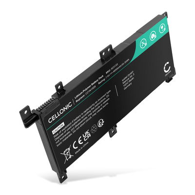 Battery for ASUS VivoBook X556UQ, X556UJ, X556UB, X556UA, C21N1509 7.6V 4650mAh from CELLONIC