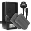 2x Battery 2000mAh+ Charger