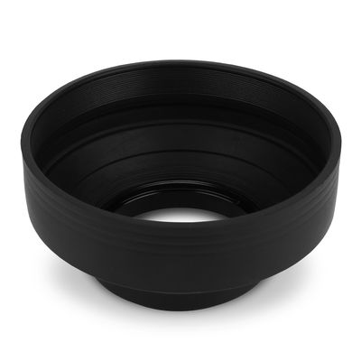 Ø 55mm Universal Camera Ø 55mm Lens Hood for Universal Ø 55mm - Rubber Screw-in Collapsible Lens Shade from CELLONIC
