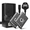 2x Battery 700mAh+ Charger