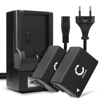 2x DMW-BMB9E Camera Battery + Charger Set for Panasonic Lumix DC-FZ82 DMC-FZ72 FZ70 DMC-FZ100 FZ150 DMC-FZ45 FZ40 FZ47 FZ48 DMC-FZ62 FZ60 800mAh Replacement Battery LCD Smart Charger