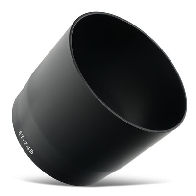 ET-74B Camera Lens Hood for Canon EF 70-300mm f/4-5.6 IS II USM, RF 100-400mm F5.6-8 IS USM - Plastic Bayonet Cylindrical / Round Lens Shade from CELLONIC
