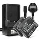 2x Battery (900mAh, 3.7V) + Charger
