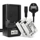 2x Battery (1020mAh, 7.4V) + Charger