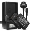 2x Battery 800mAh+ Charger