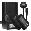 2x Battery 750mAh+ Charger