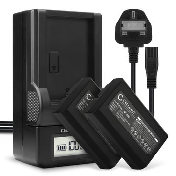 2x EN-EL1 NP-800 Camera Battery + Charger Set for Nikon Coolpix 4300 4500 4800 5000 5400 DiMAGE A200 750mAh Replacement Battery MH-53 BC-900 LCD Smart Charger