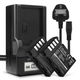 2x Battery (1600mAh, 7.4V) + Charger