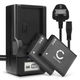 2x Battery (700mAh, 3.7V) + Charger