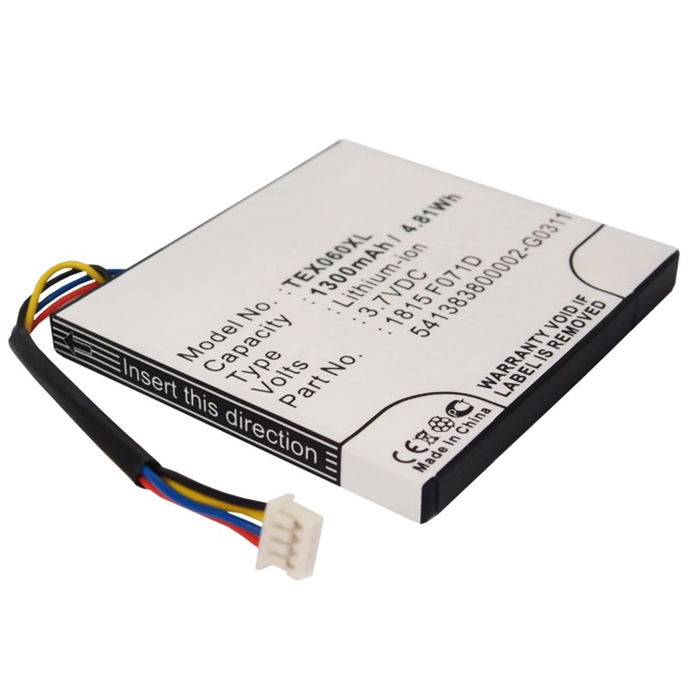 1x Battery for Texas Instruments TI-84 C Silver, Plus C Silver Edition, Plus CE-T, TI-Nspire CAS Touchpad, Touchpad Li Ion 3.7V (1300mAh, 3.7V) from CELLONIC