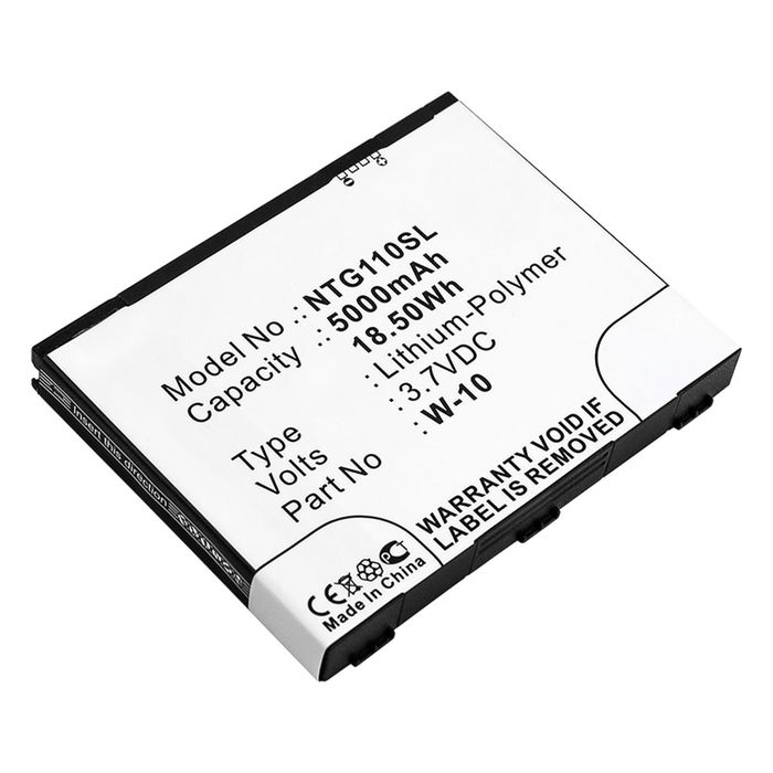1x Battery for Netgear NightHawk M1, MR1100 Telstra MR1100, M1 W-10 (5000mAh, 3.7V) from CELLONIC